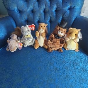 Ty Beanie Babies Rodent Bundle